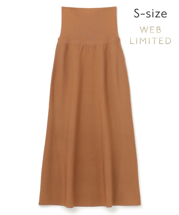 BEIGE 【WEB限定・S−size】KINABALU / ニットスカート CAMEL 32 BEIGE 【WEB限定・S−size】KINABALU / ニットスカート CAMEL 32