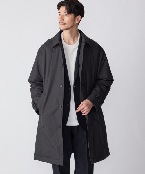 SHIPS:〈撥水〉Thinsulate 中綿 ステンカラーコート 中綿 Thinsulate