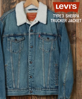 marukawa shonan/【Levi's/リーバイス】TYPE3 SHERPA JACKET/裏ボア タイプ3 シェルパジャケット 裏起毛 Gジャン デニムジャケット/505628315