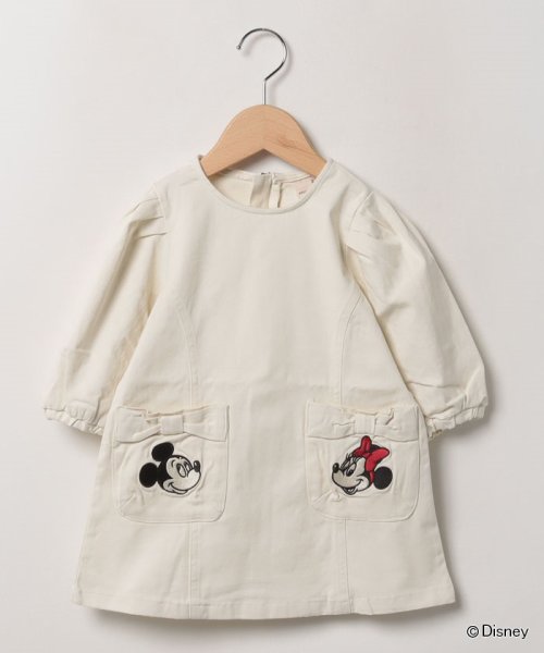 セール】【Disney】ミッキーミニーデニムワンピース(505655787) プティマイン(petit main) MAGASEEK