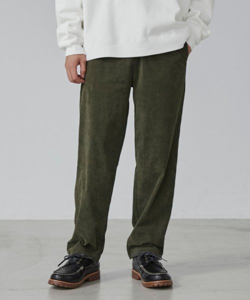 coen(coen)/コーデュロイデューティパンツ”DUTY PANTS”/OLIVE