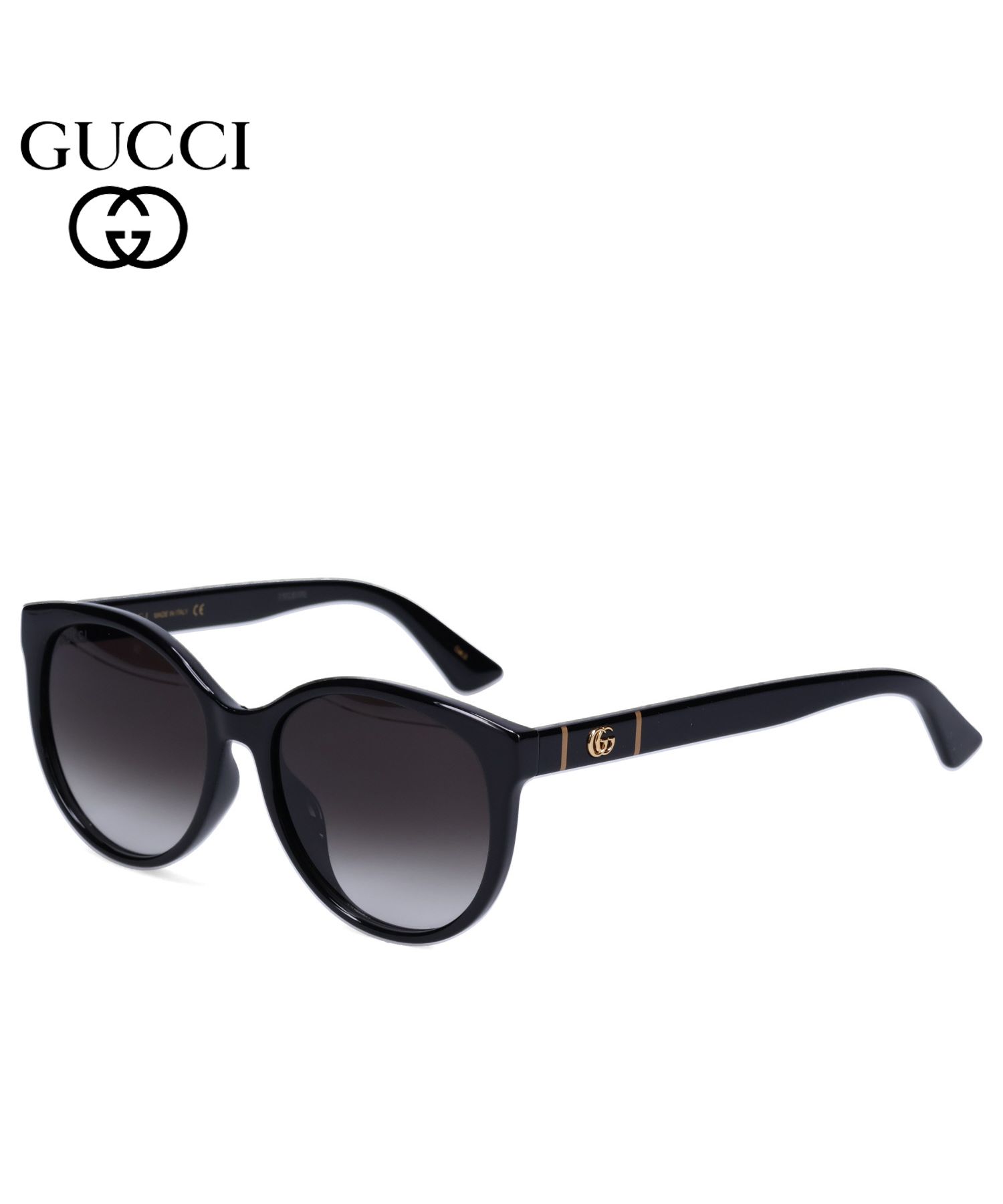 グッチ GUCCI サングラス メンズ レディース アジアンフィット UVカット 紫外線対策 ウェリントン SUNGLASSES ブラック 黒  GG0636SK