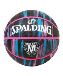 SPALDING/マーブル ブラックネオン　6号/505665133