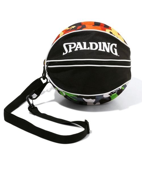 SPALDING(スポルディング)/ボールバッグ マルチカモ  グリーン X オレンジ/GRN