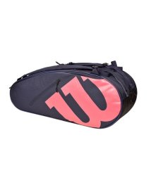 Wilson/TEAMJ RACKET BAG NAVY/PINK/505666486