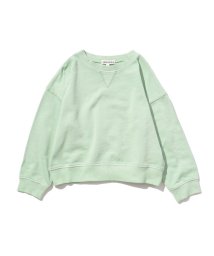 SHOO・LA・RUE(Kids) (シューラルーキッズ)/【110－140cm】ピグメントスウェット/ライトグリーン（021）