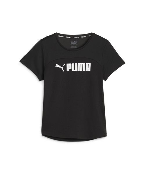 PUMA(PUMA)/PUMA FIT LOGO ULTRABREATHE Tシャツ/プーマブラック/プーマホワイト