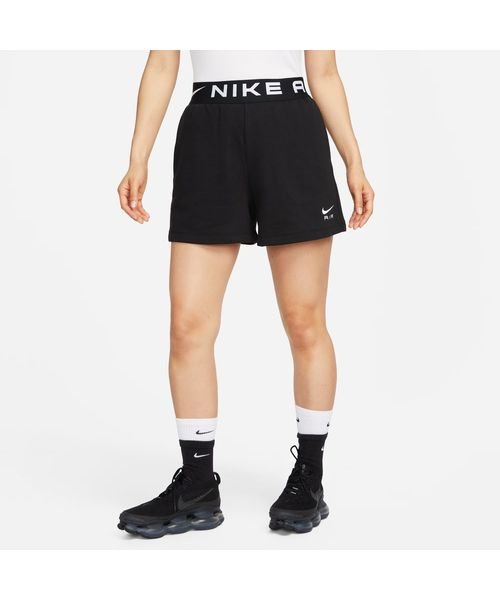 NIKE(ナイキ)/ナイキ ウィメンズ NSW エア MR フリース ショート/ブラック/（ホワイト）