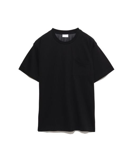 sanideiz TOKYO(サニデイズ トウキョウ)/クールコットン レギュラーポケットTシャツ MENS/黒