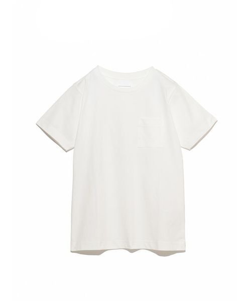 sanideiz TOKYO(サニデイズ トウキョウ)/クールコットン レギュラーポケットTシャツ JUNIOR/白