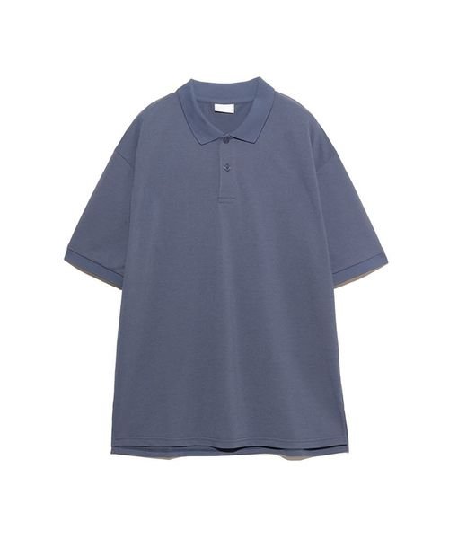 sanideiz TOKYO(サニデイズ トウキョウ)/ドライミックスカノコ　ポロシャツ半袖 MENS/ブルー