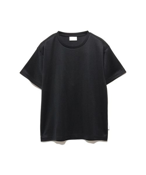 sanideiz TOKYO(サニデイズ トウキョウ)/ハニカムドライスムース レギュラーTシャツ JUNIOR/黒