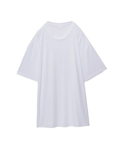 sanideiz TOKYO(サニデイズ トウキョウ)/for RUN  軽量ドライスムース オーバーサイズTシャツ MENS/白
