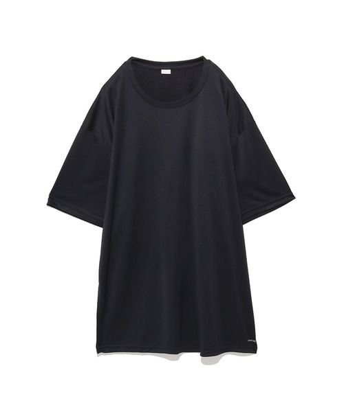 sanideiz TOKYO(サニデイズ トウキョウ)/for RUN  軽量ドライスムース オーバーサイズTシャツ MENS/黒