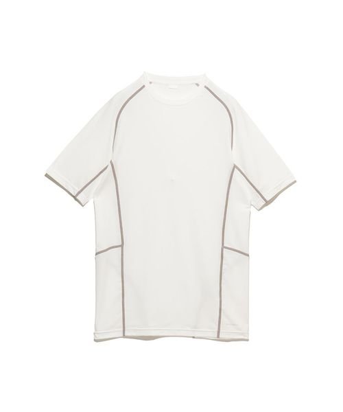 sanideiz TOKYO(サニデイズ トウキョウ)/ソフトコンプレッション クルーネックTシャツ MENS/白