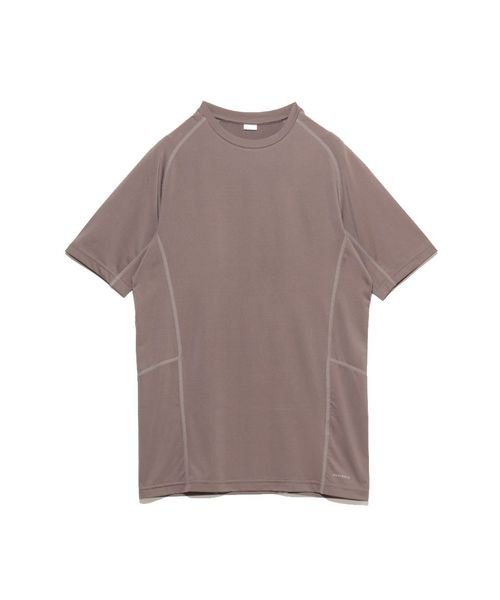 sanideiz TOKYO(サニデイズ トウキョウ)/ソフトコンプレッション クルーネックTシャツ MENS/モカベージュ