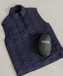 ITEMS URBANRESEARCH(アイテムズアーバンリサーチ（メンズ）)/TAION　HI NECK W－ZIP DOWN VEST/NVY