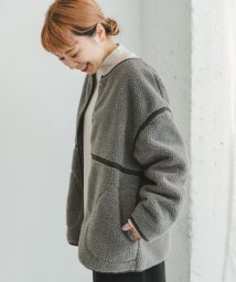 ITEMS URBANRESEARCH(アイテムズ アーバンリサーチ（レディース）)/ボアパイピングジャケット/GRY