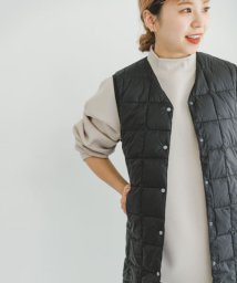 ITEMS URBANRESEARCH(アイテムズ アーバンリサーチ（レディース）)/TAION　V NECK LONG DOWN VEST/BLK