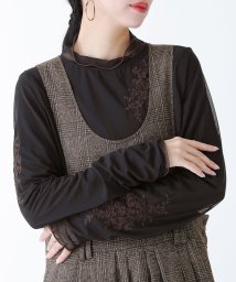 osharewalker/『モチーフ刺繍ハイネックシアーカットソー』/505674526