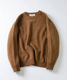 URBAN RESEARCH ROSSO(URBAN　RESEARCH　ROSSO（MEN）)/『XLサイズあり』シェットランドウールクルーネックニット/BROWN