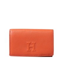 HIROFU(HIROFU)/【ソープラ】二つ折り財布 レザー ウォレット 本革/カンパリ（165）