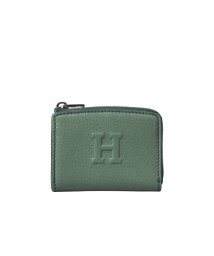 HIROFU(HIROFU)/【ソープラ】ミニ財布 レザー コインケース カードケース 本革/フォググリーン（423）