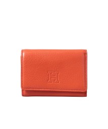 HIROFU(HIROFU)/【センプレ】三つ折り財布 レザー ウォレット 本革/カンパリ（165）