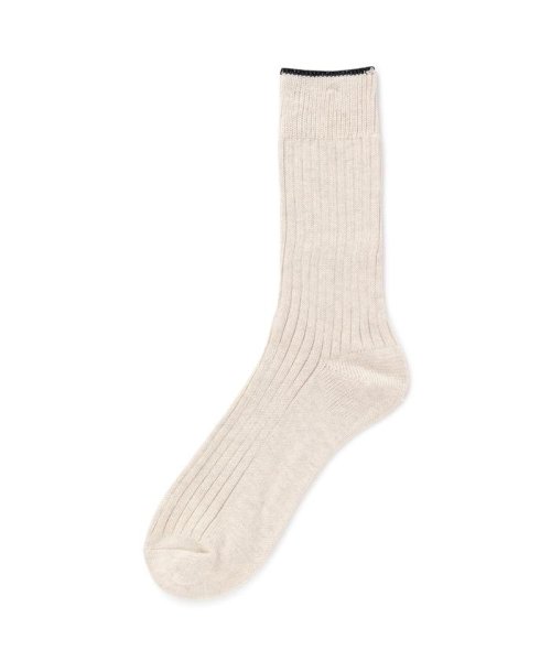 B'2nd(ビーセカンド)/MARCOMONDE（マルコモンド）＠military cotton ribbed socks(mens)/ライトグレー3