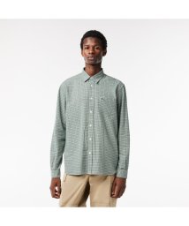 LACOSTE Mens(ラコステ　メンズ)/ギンガムチェックフランネルシャツ/グリーン