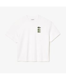 LACOSTE(ラコステ)/タイムラインクロックワイドTシャツ/ホワイト