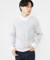 MK homme/モックネックボーダーニット/505674969