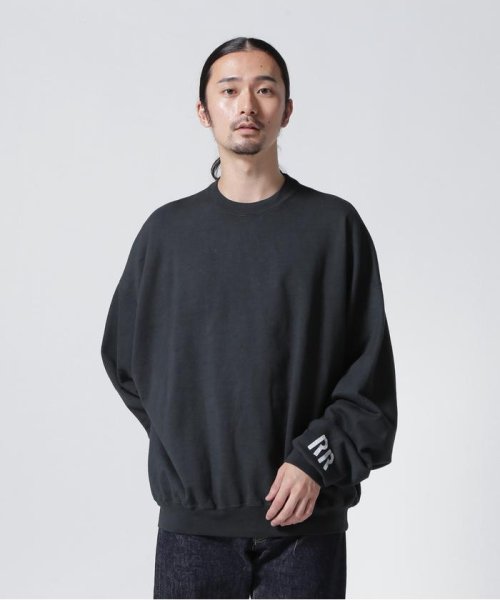 REMI RELIEF(レミレリーフ) 別注LW加工裏毛BIGサイズクルースウェット REMI C81 W72 H88