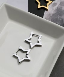 colleca la(コレカラ)/[stainless]ステンレス・スターフープピアス〈金属アレルギー対応〉/シルバー