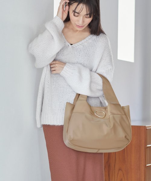 【TREASURE TOPKAPI】ナイロン リング パーツ付 トートバッグ 