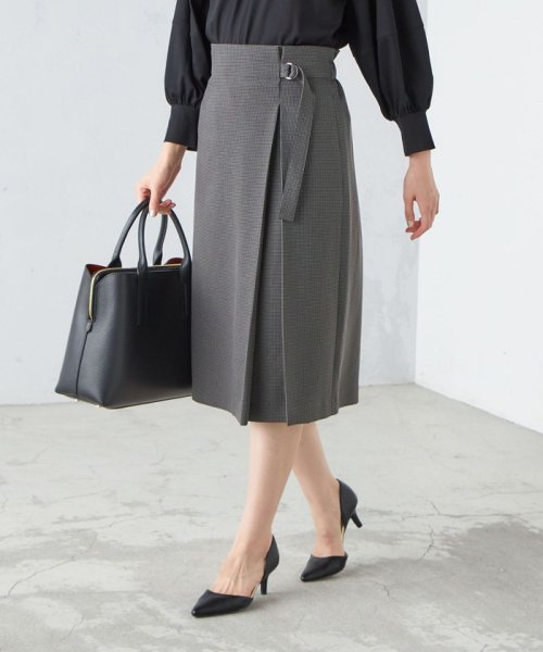 〈手洗い可能〉ガンクラブチェック 無地 ウーリッシュ スカート ◇ 無地 ウーリッシュ ガンクラブチェック 品番