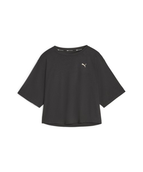 PUMA(プーマ)/ウィメンズ トレーニング CONCEPT Tシャツ/PUMABLACK-PUMAGOLD