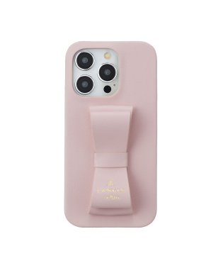 LANVIN en Bleu(Smartphone case)/Slim Wrap Case Stand & Ring Ribbon for iPhone 15 Pro [ Sakura Pink ]/505676241