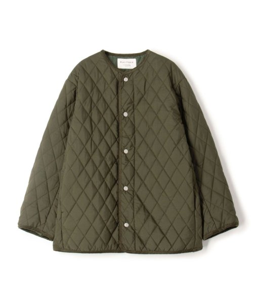 キルティング クルーネックジャケット 