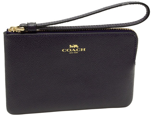 セール】COACH コーチ CORNER ZIP WRISTLET ポーチ リストレット 小物 ...