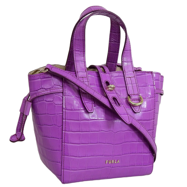 セール】FURLA フルラ NET MINI TOTE ネット ミニ トート バッグ 斜