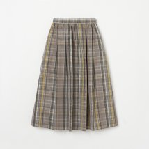 HELIOPOLE/CHANBRAY TAFFETA  FLARE SKIRT/505676644