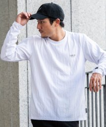 SB Select(エスビーセレクト)/LUXE/R ジャガード織りロンTEE 長袖Tシャツ/ホワイト