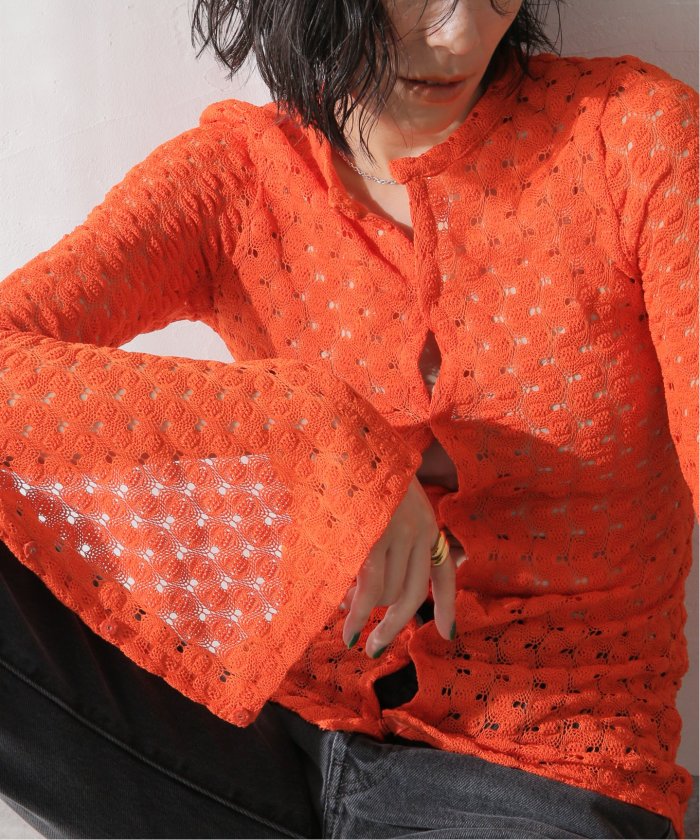 MIOSMOKEY/ミオズモーキー】LACE CARDIGAN:カーディガン(505676985
