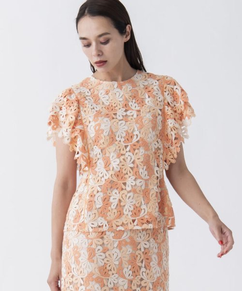 セール】【LUSSO VIAGGIOBLU】ハイショクレースブラウス(505677786  