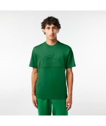 LACOSTE Mens/オーバーサイズワニロゴパッチクルーネックTシャツ/505678401