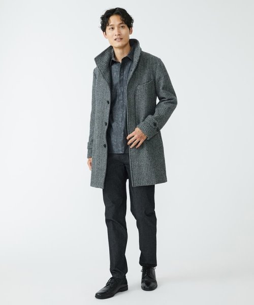 尾州ツイード / ロングコート 
