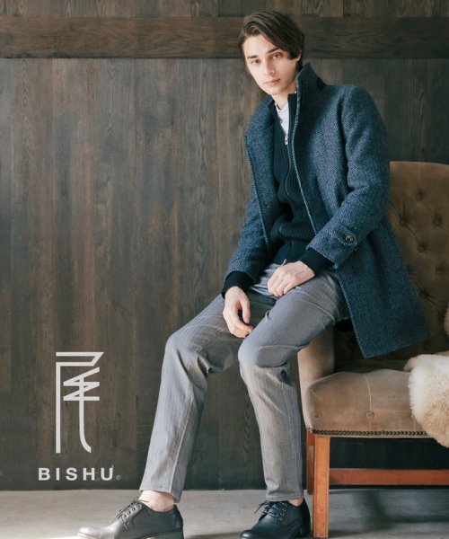 尾州ツイード / ロングコート 