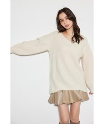 rienda/ラクーンMIXKnitTOP/505678526