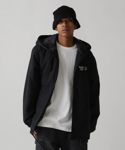 AVIREX(AVIREX)/《WEB&DEPOT限定》HOODED COACH JACKET / フード コーチ ジャケット/ AVIREX / アヴィレックス/ブラック